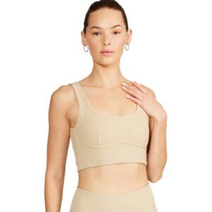 Cream Yoga Set *New* ribbed bra and leggings